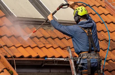 Démoussage et hydrofuge de toiture à Fontpédrouse