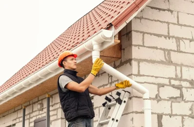 Pose et remplacement de gouttières à Fontpédrouse